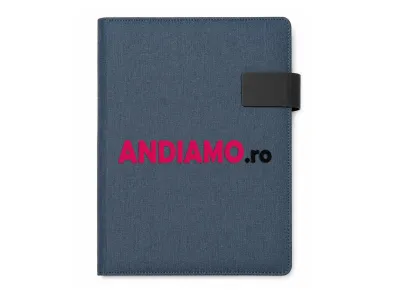 Agendă personalizată cu logo companie model Denim