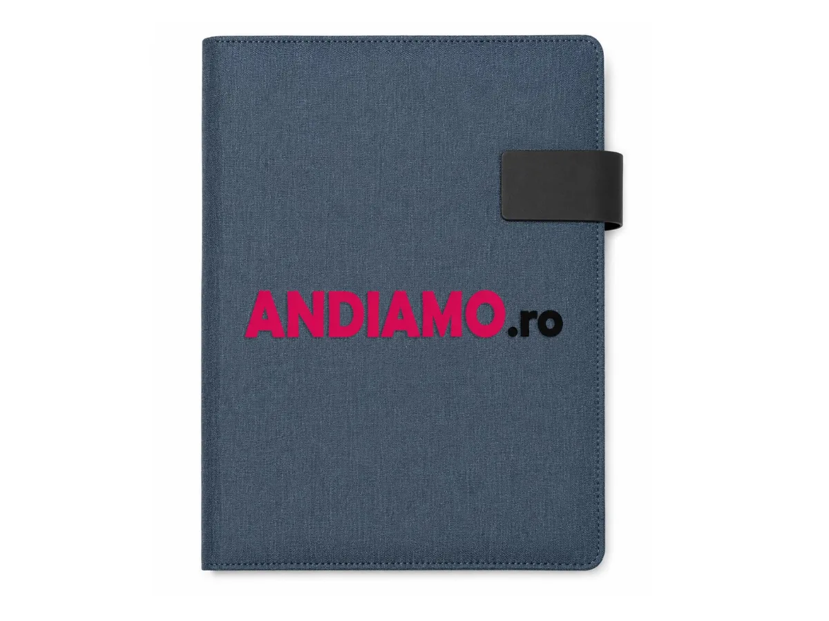 Agendă personalizată cu logo companie model Denim
