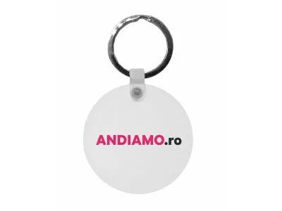 Breloc personalizat rotund 4,9cm
