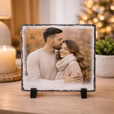 Placă de ardezie personalizată 20x20cm