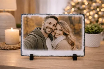 Placă de ardezie personalizată 30x20cm