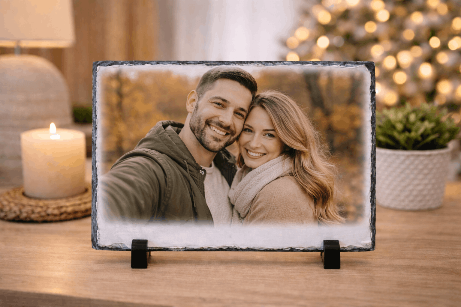 Placă de ardezie personalizată 30x20cm