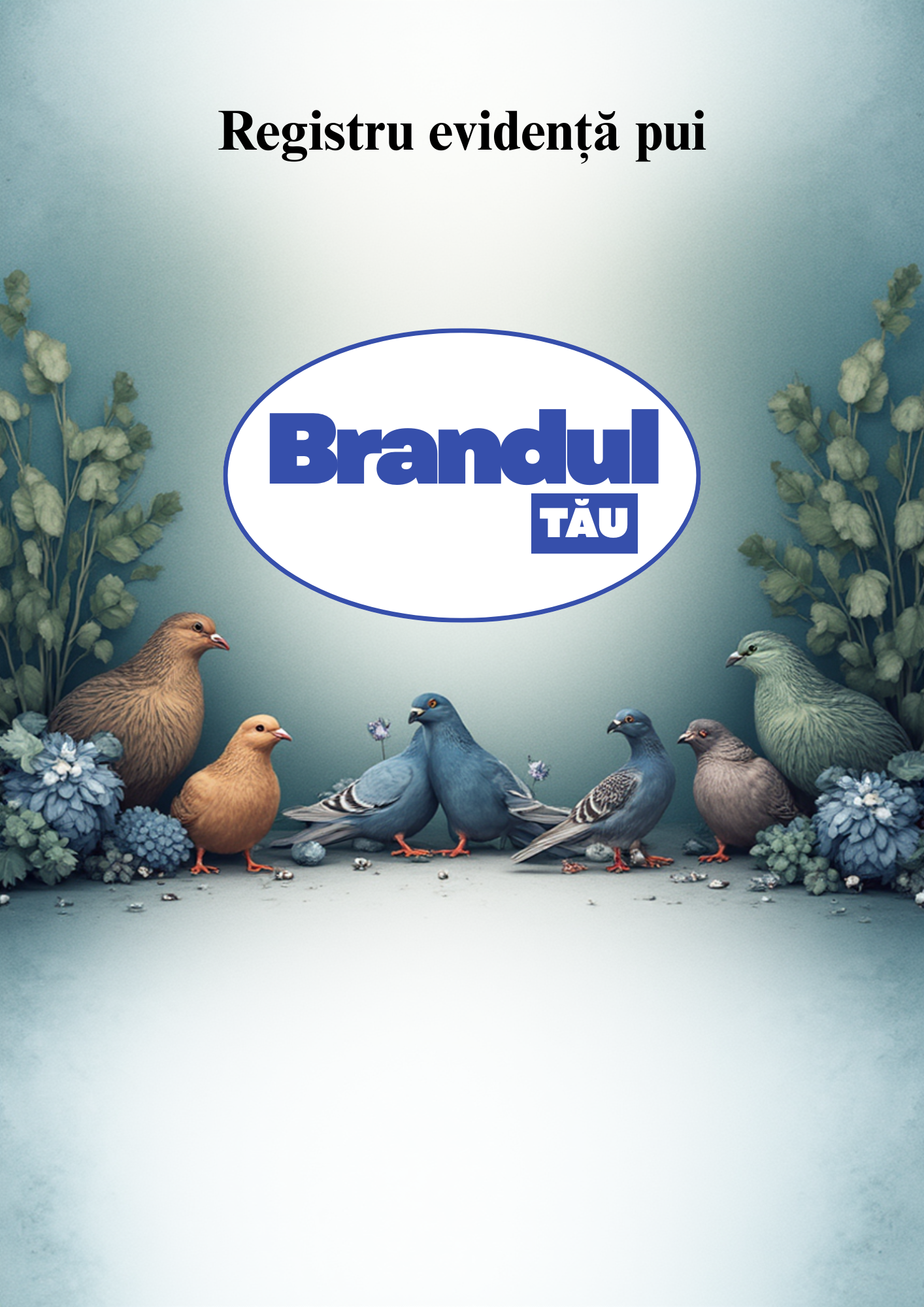 Registru evidență porumbei