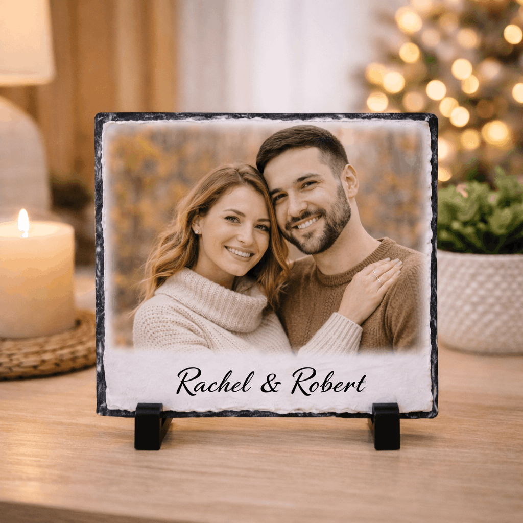 Placă de ardezie personalizată 20x20cm