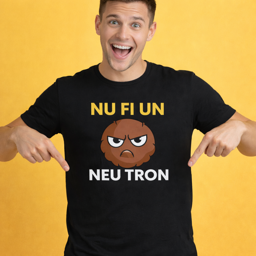 Tricou amuzant cu poze și mesaj