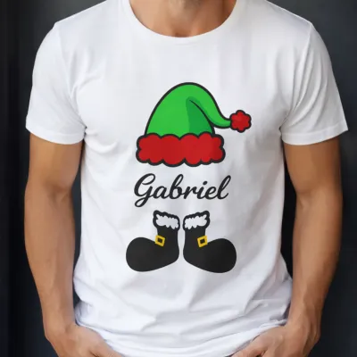 Tricou Moș Crăciun cu nume