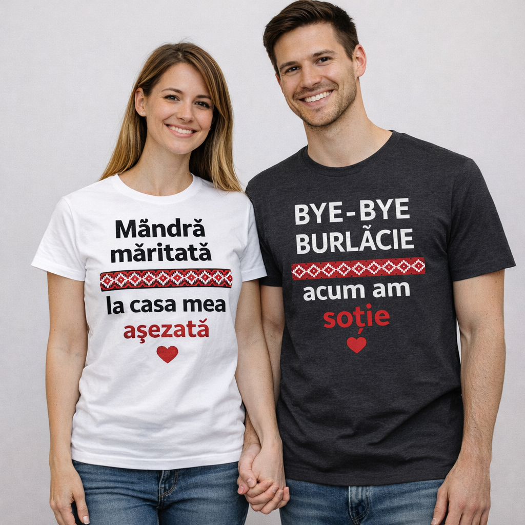 Tricouri Cuplu Aniversare Căsătorie