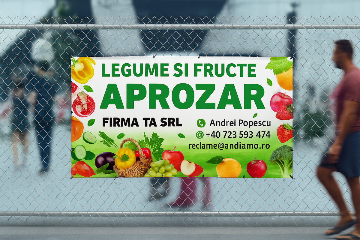 Banner fructe și legume