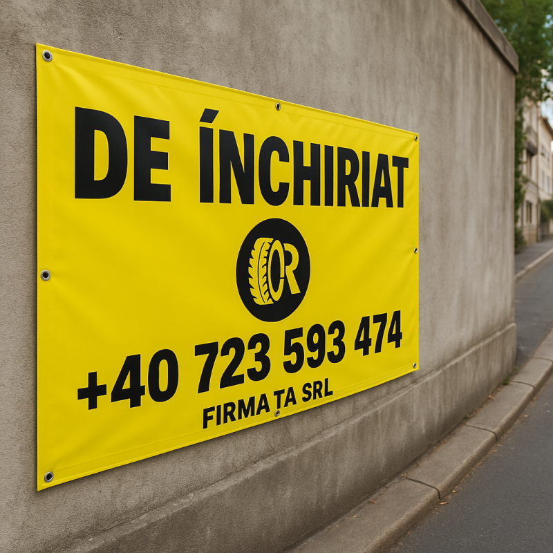 Banner casă de închiriat