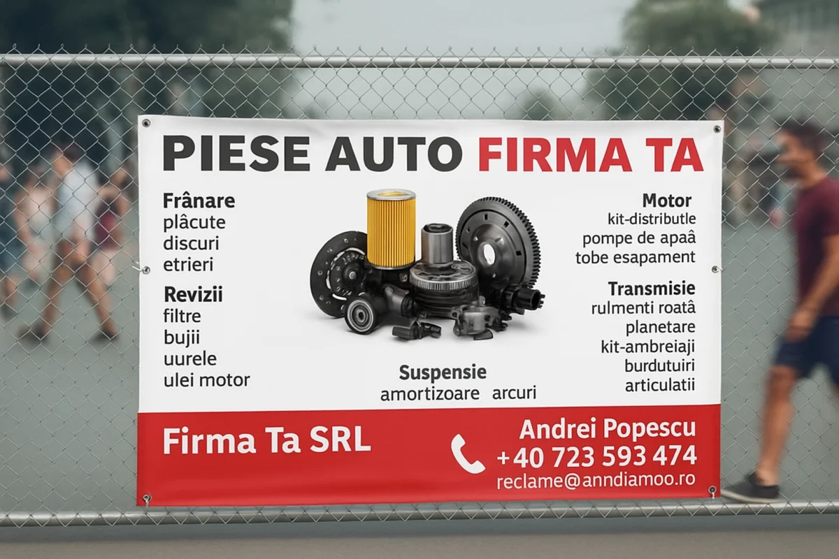 Banner piese auto