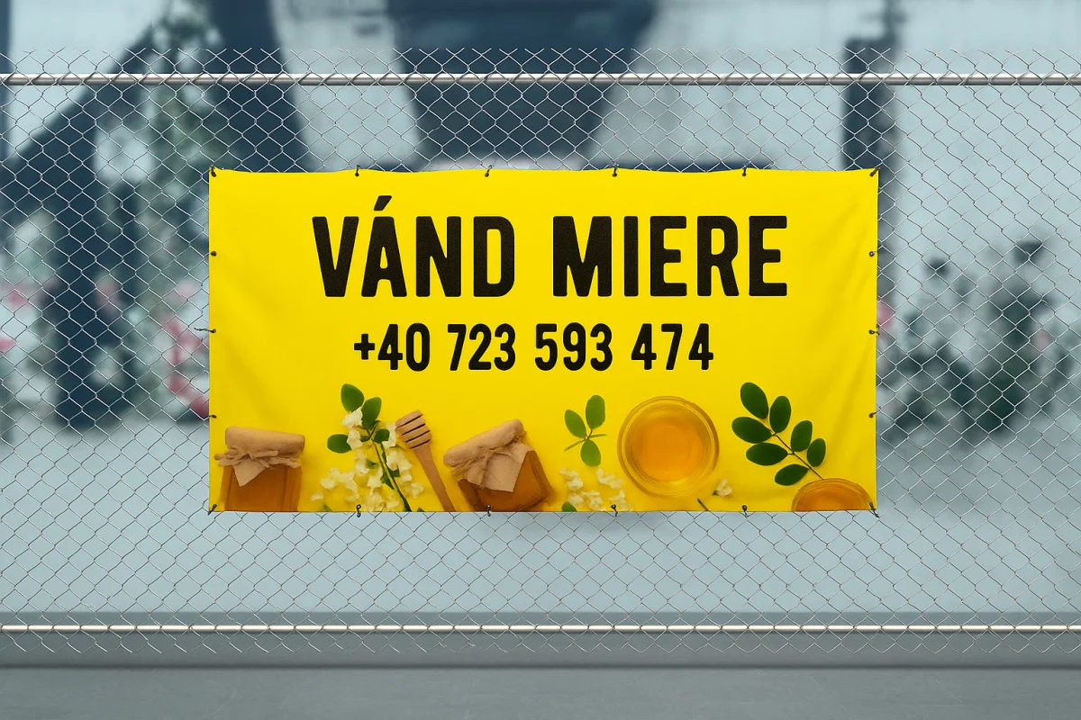 Banner vând miere