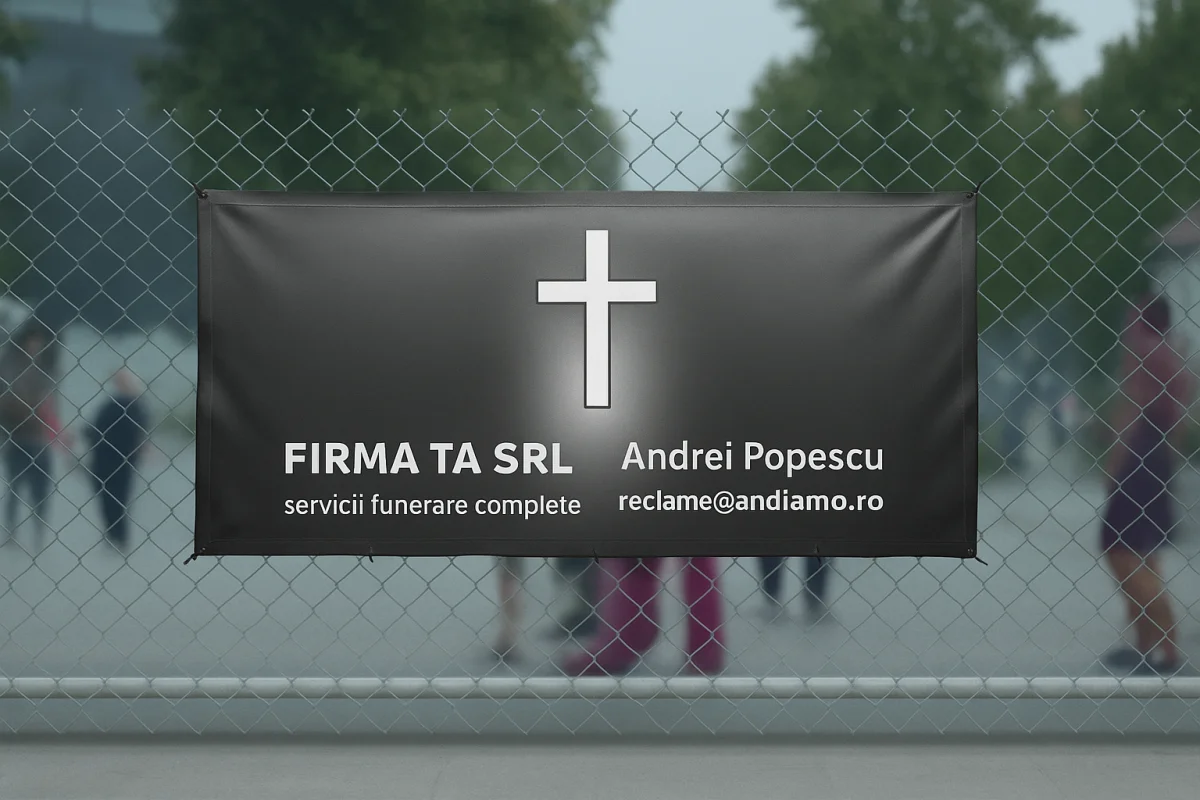 Banner servicii funerare