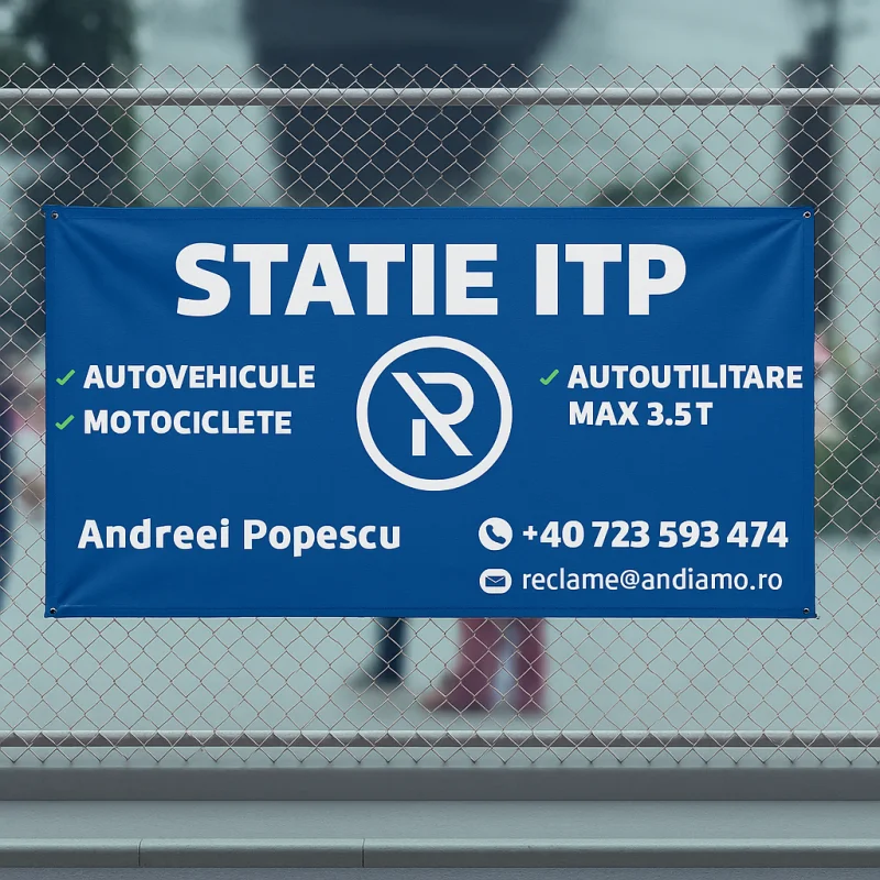Banner stație ITP